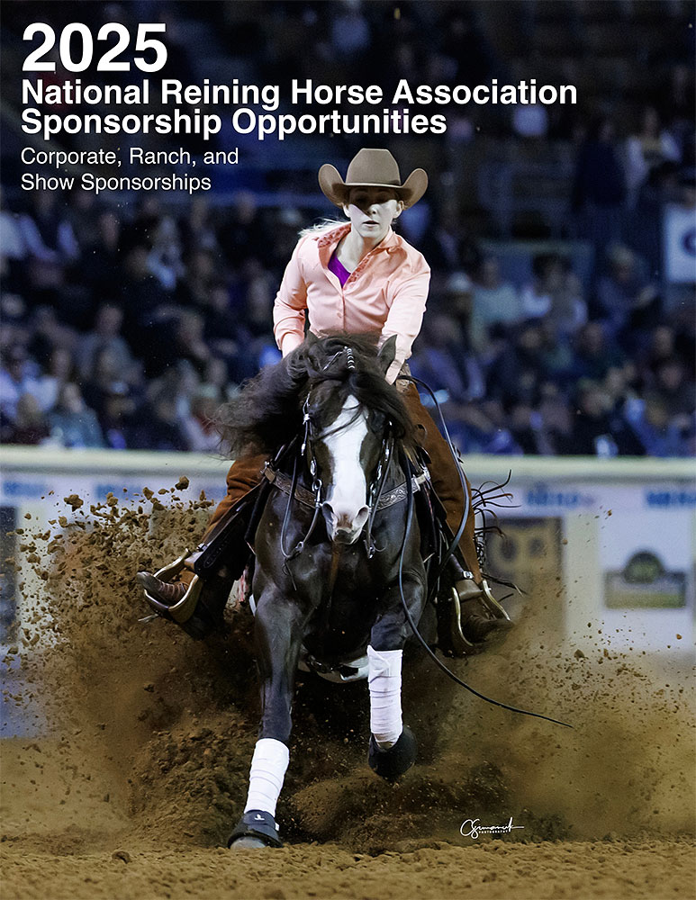 Women riding a horse and sliding in an arena.